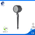 Multicolor RGB Led Garden Light 18W Spike IP65